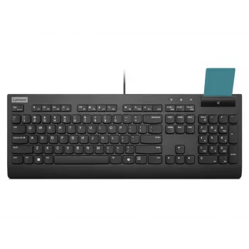 Tastiera con filo Lenovo Smartcard II estone nero USB-A interruttore a stelo