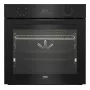 Forno elettrico da incasso BEKO BBIE123001BD — 72 L, 2400 W, display LED, manopole a scomparsa, autopulizia a vapore, nero