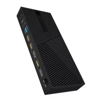 ICY BOX 11 in 1 docking station ibrida con tripla uscita video