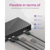 ICY BOX 11 in 1 docking station ibrida con tripla uscita video