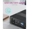 ICY BOX 11 in 1 docking station ibrida con tripla uscita video