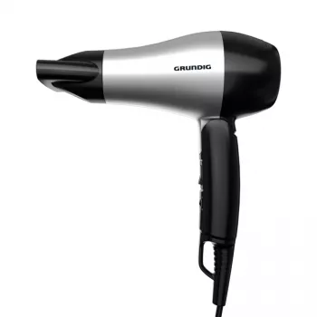Grundig HD 2200 asciugacapelli 1200 W nero, argento