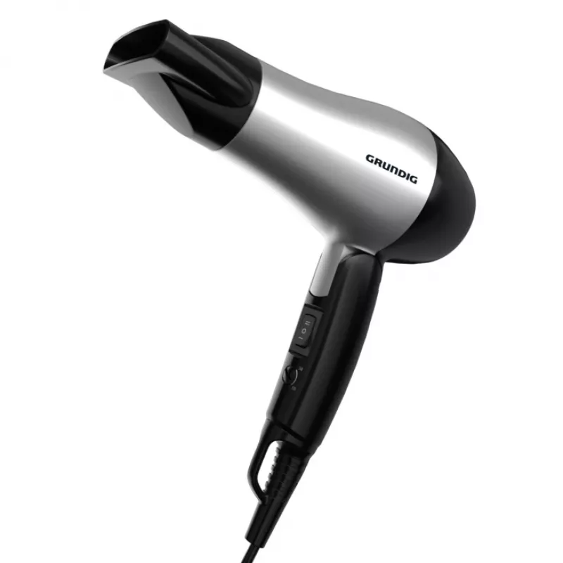 Grundig HD 2200 asciugacapelli 1200 W nero, argento
