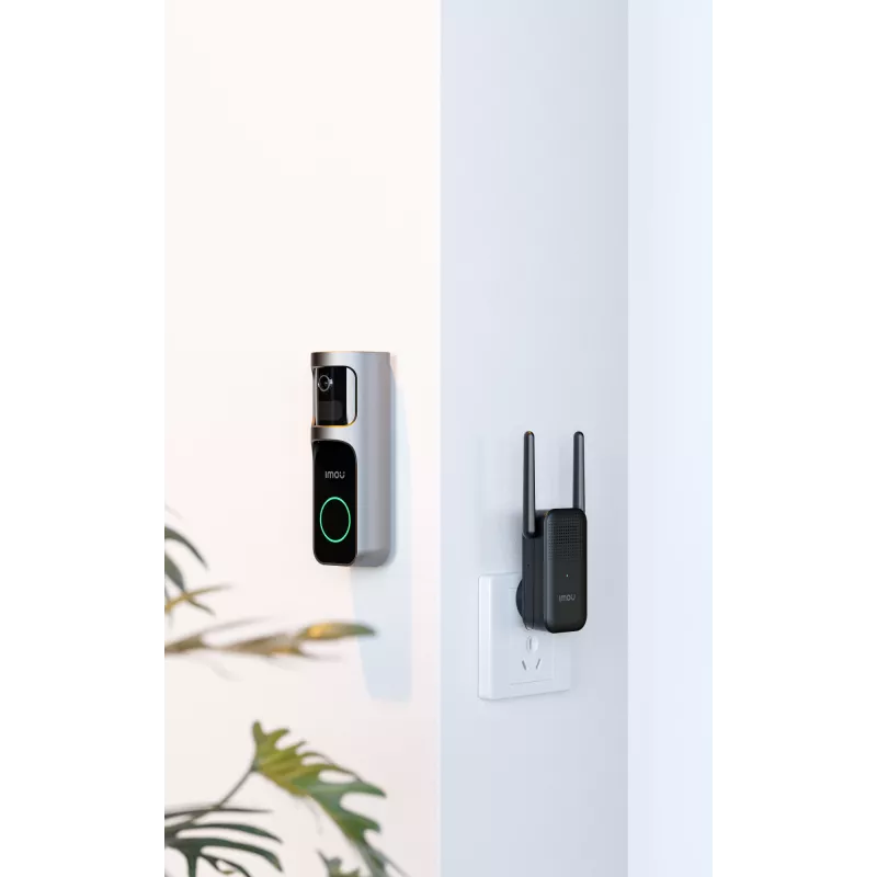 Imou Doorbell 2S Kit nero 3 MP wireless montaggio a parete