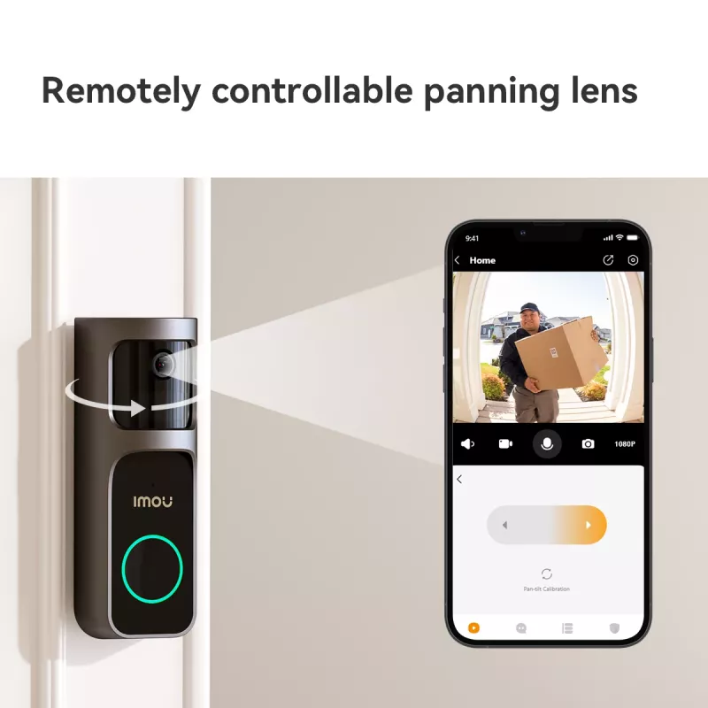 Imou Doorbell 2S Kit nero 3 MP wireless montaggio a parete
