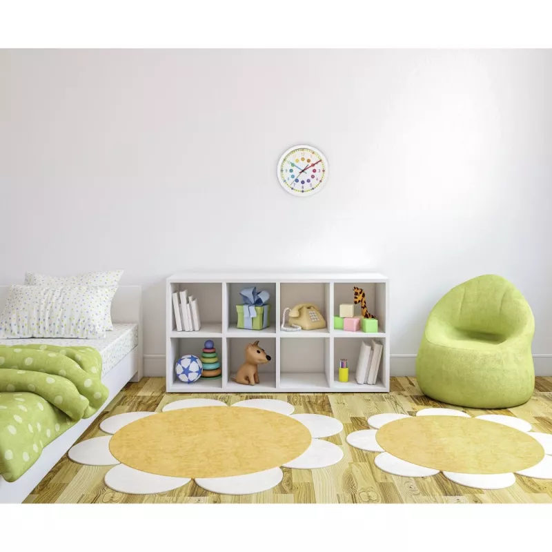 Hama Easy Learning orologio al quarzo – rotondo, multicolore, bianco