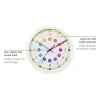 Hama Easy Learning orologio al quarzo – rotondo, multicolore, bianco