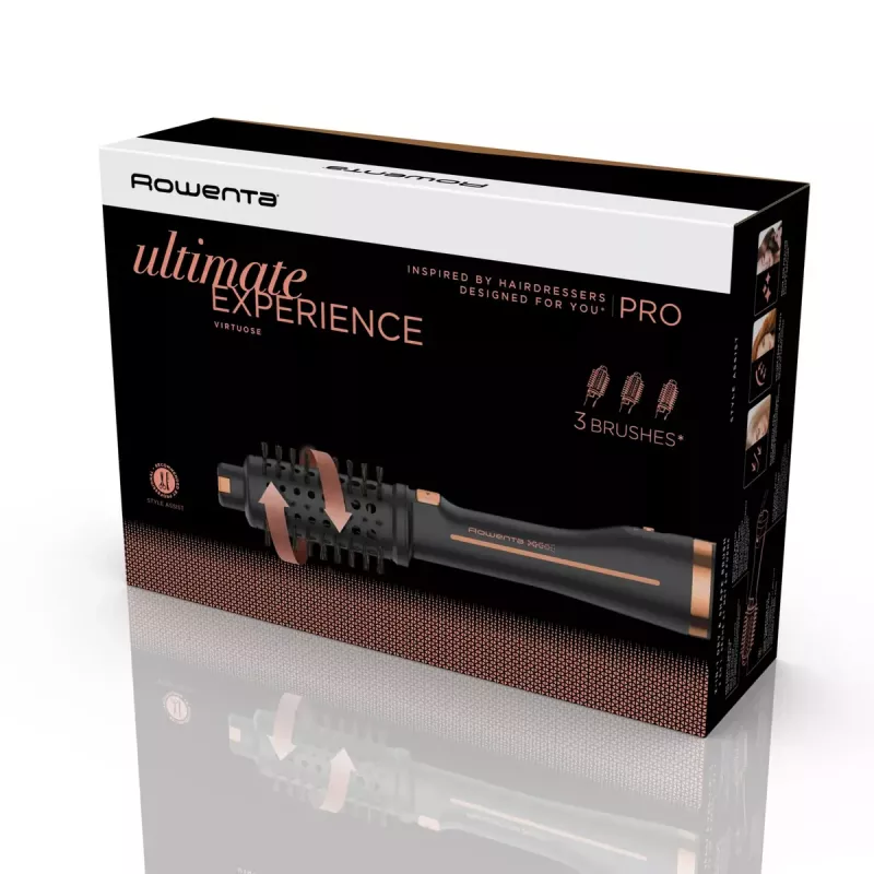 Spazzola ad aria calda Rowenta Ultimate Experience CF9625 caldo nero, bronzo 750 W