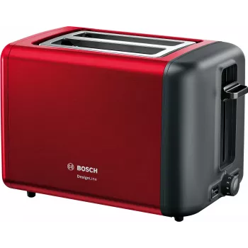 Bosch TAT3P424 Tostapane 2 fette 970 W nero, rosso