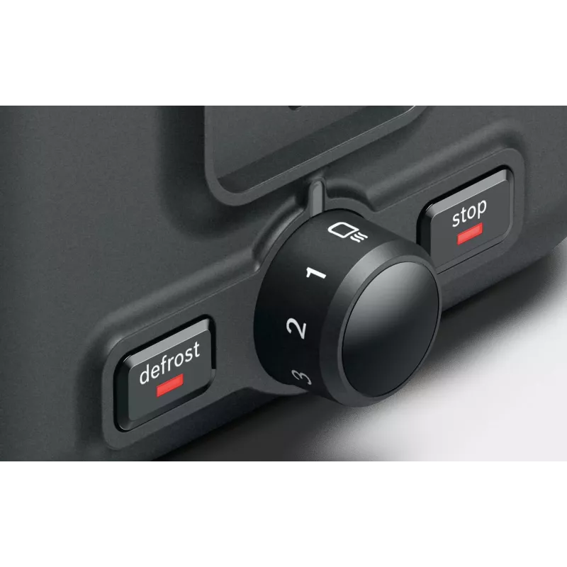 Bosch TAT3P424 Tostapane 2 fette 970 W nero, rosso