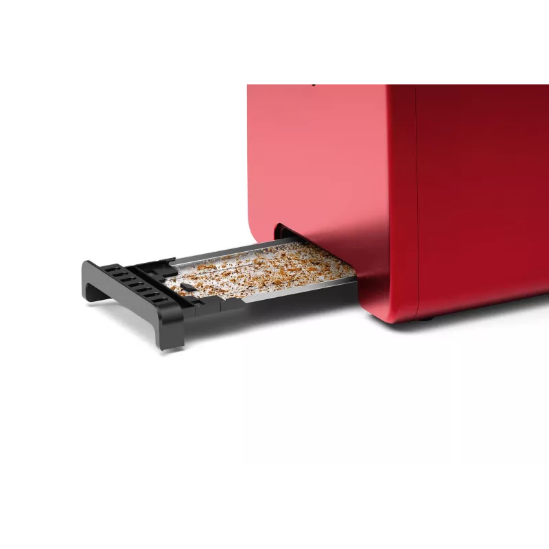 Bosch TAT3P424 Tostapane 2 fette 970 W nero, rosso