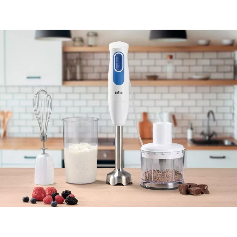 Braun MultiQuick 2 MQ20236MWH 0,5 L frullatore a immersione 600 W blu, bianco