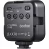 Flash per fotocamera Godox LED6BI nero 6500K batteria ricaricabile 10h
