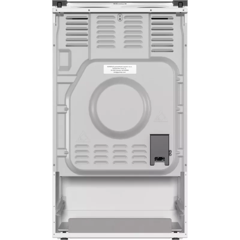 Gorenje GE5A21WH cucina freestanding piano cottura elettrico piastra in ghisa bianco