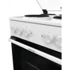 Gorenje GE5A21WH cucina freestanding piano cottura elettrico piastra in ghisa bianco