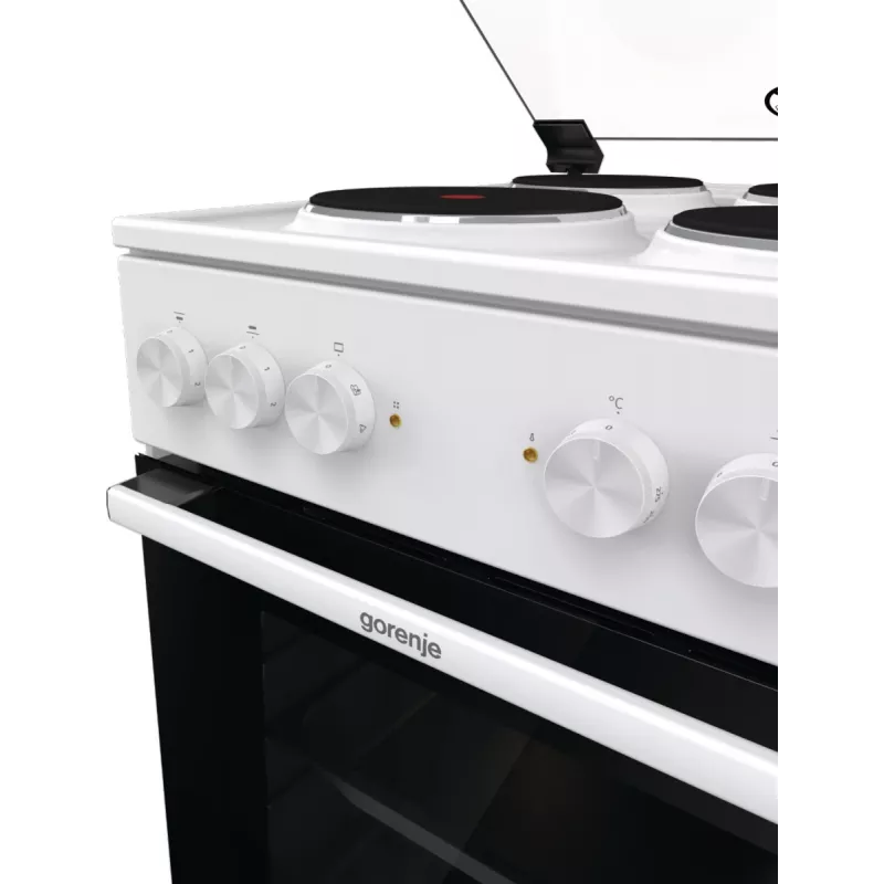 Gorenje GE5A21WH cucina freestanding piano cottura elettrico piastra in ghisa bianco