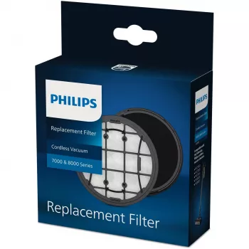 Filtro Philips XV1681 per aspirapolvere a bastone, nero/bianco, 1 pezzo