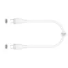 Cavo di ricarica/dati USB-C su USB-C j5create JUCX17W, 60W, silicone liquido, 1,8 m, bianco
