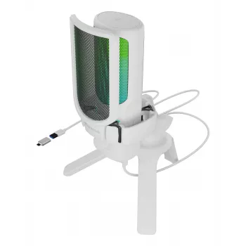 GENESIS Radium 250 Bianco Microfono per console da gioco