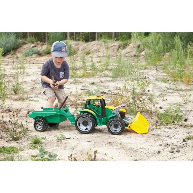 Trattore Lena GIGA TRUCKS ZL-02123 con pala e rimorchio