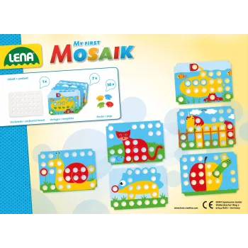 Set mosaico Lena My First Mosaic Animals