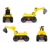 Escavatore a pedali Lena GIGA TRUCKS Excavator PRO 4 ruote plastica acciaio