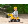 Escavatore a pedali Lena GIGA TRUCKS Excavator PRO 4 ruote plastica acciaio