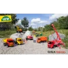 Escavatore a pedali Lena GIGA TRUCKS Excavator PRO 4 ruote plastica acciaio