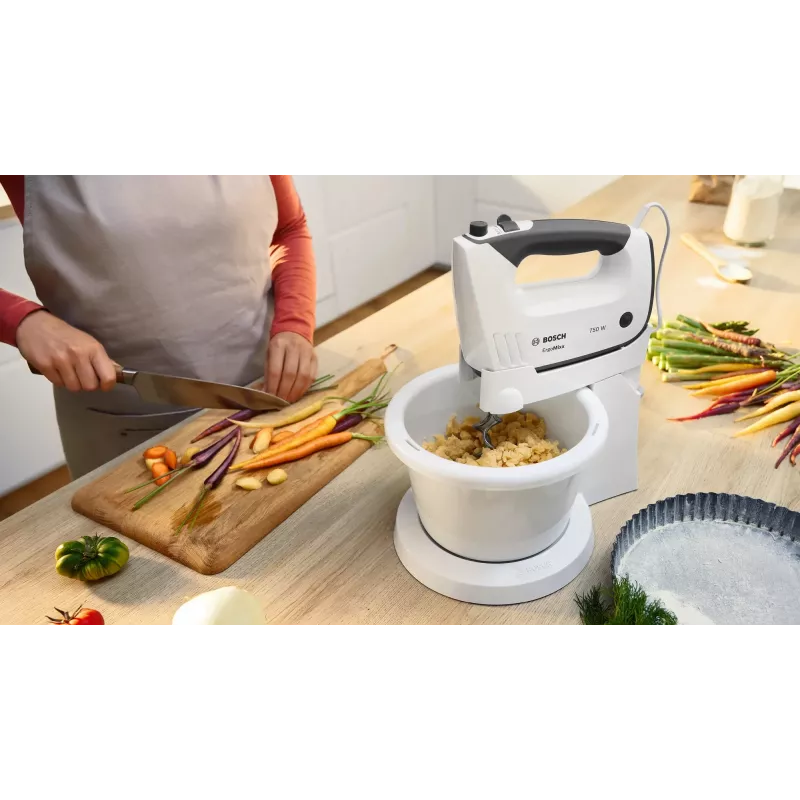 Frullatore a mano Bosch MFQ37490 750 W grigio, bianco