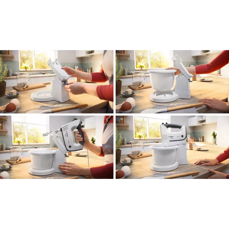 Frullatore a mano Bosch MFQ37490 750 W grigio, bianco