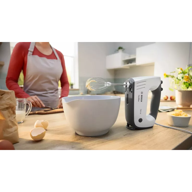 Frullatore a mano Bosch MFQ37490 750 W grigio, bianco