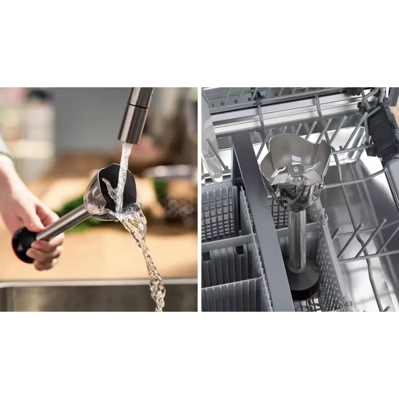 Frullatore a immersione Bosch Serie 6 MSM6M621 0,5 L 1000 W nero, acciaio inox