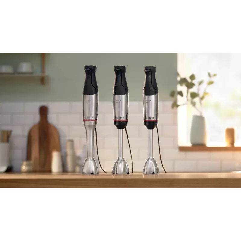 Frullatore a immersione Bosch Serie 6 MSM6M621 0,5 L 1000 W nero, acciaio inox
