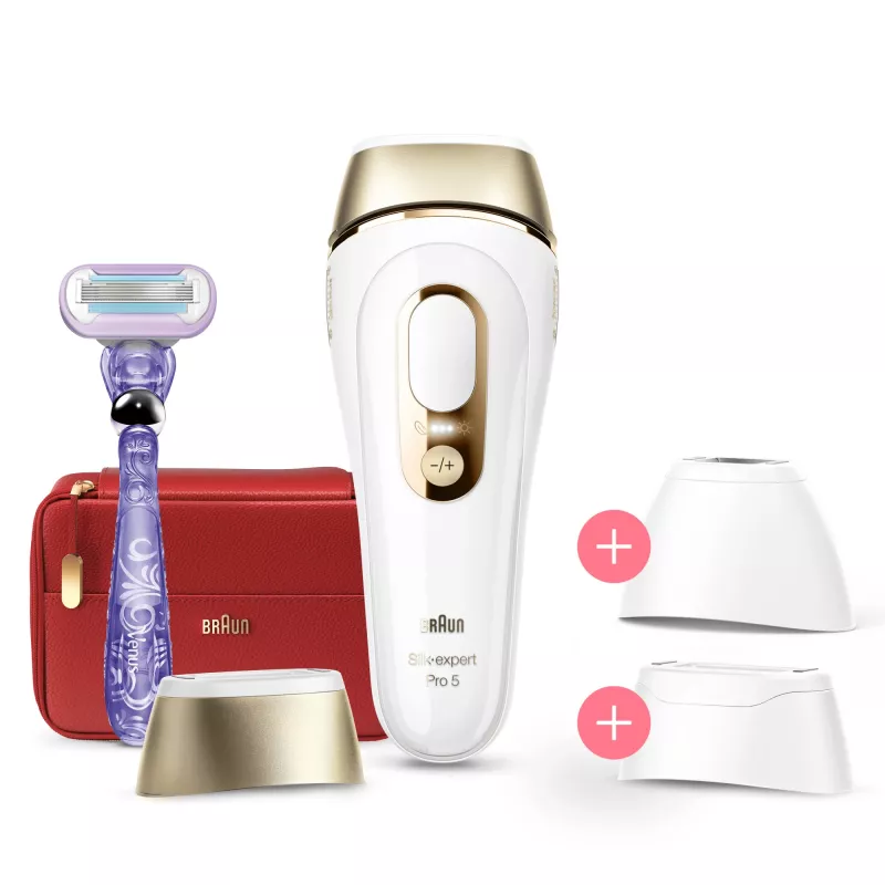 Braun Silk-expert Pro Silk·expert Pro 5 PL5267 luce pulsata intensa (IPL) oro, bianco