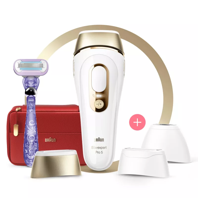 Braun Silk-expert Pro Silk·expert Pro 5 PL5267 luce pulsata intensa (IPL) oro, bianco