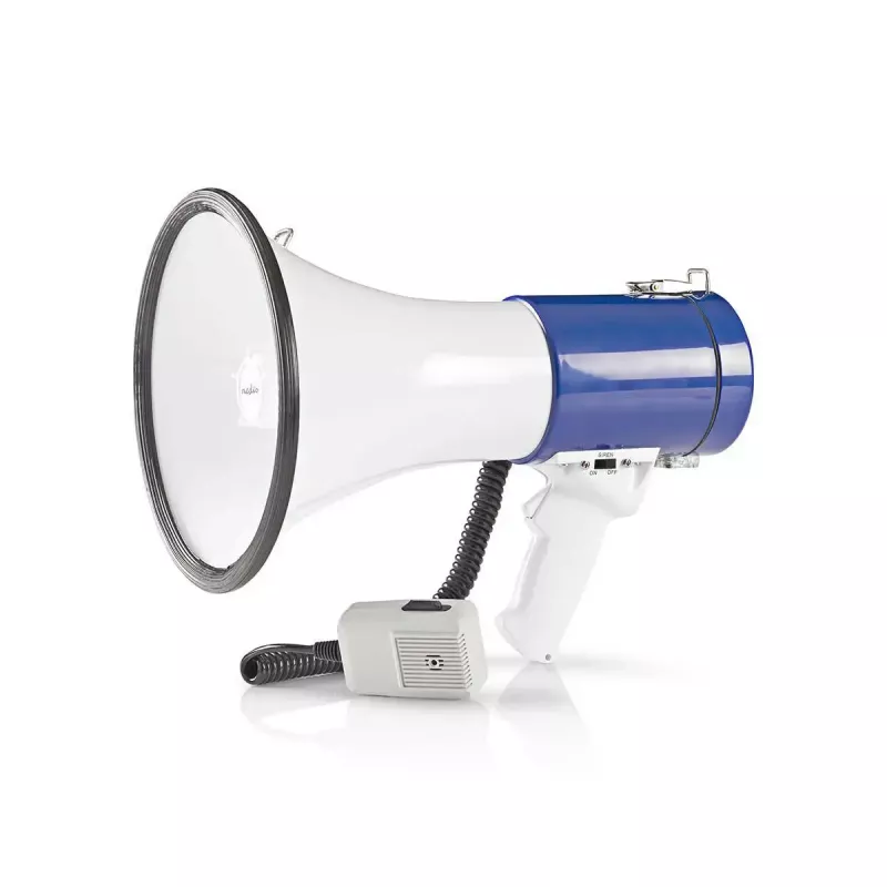 Megafono Nedis MEPH200WT bianco blu 20 W portata 300 m