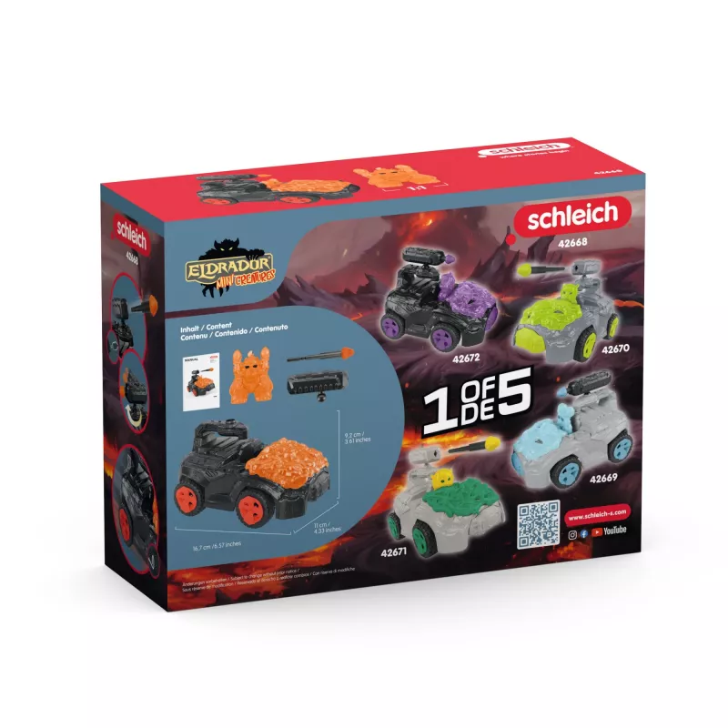 Veicolo Schleich ELDRADOR CREATURES Lava CrashMobile Mini Creature 7-12 anni
