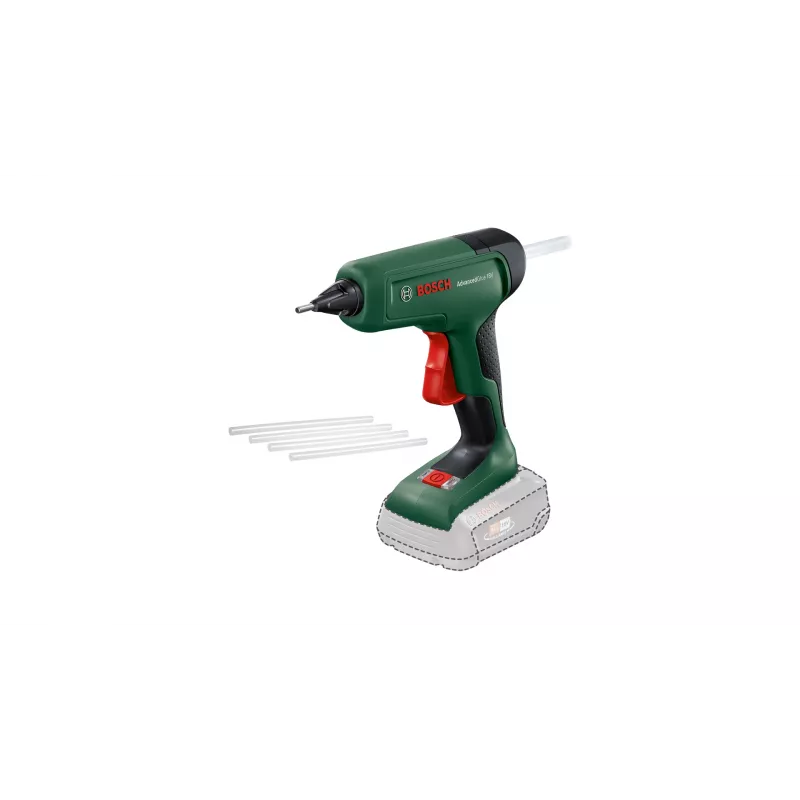 Pistola per colla a caldo Bosch AdvancedGlue 18V senza fili per stick di colla da 11 mm
