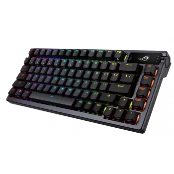 Tastiera meccanica wireless ASUS ROG Azoth nera — modello 90MP0316-BKUA01, retroilluminazione RGB