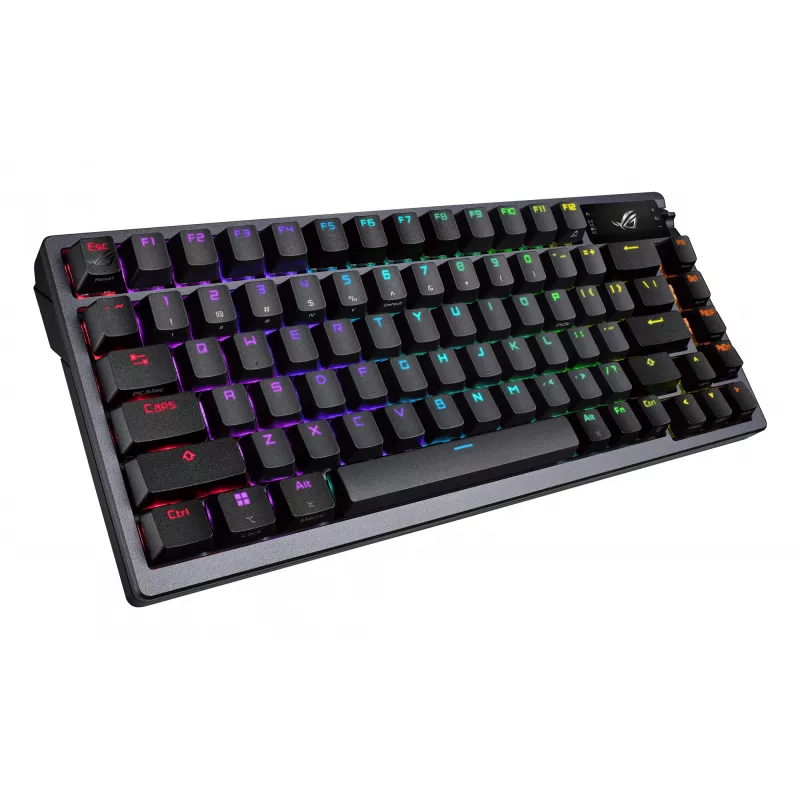 Tastiera meccanica wireless ASUS ROG Azoth nera — modello 90MP0316-BKUA01, retroilluminazione RGB