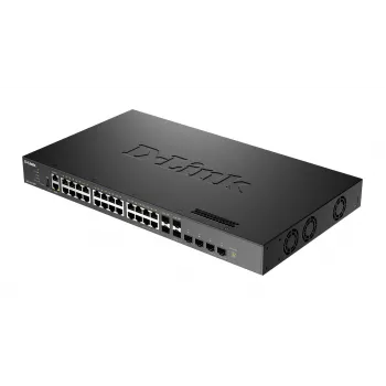 Switch gestito L3 impilabile D-Link DXS-3410-32XY/E, 24x 10GBASE-T + 4x SFP+ + 4x SFP28