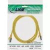 Cavo patch InLine F/UTP Cat.5e giallo 1m