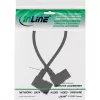InLine cavo di alimentazione C13 / C14, nero, angolato, 1,8 m