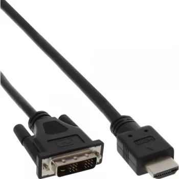 InLine cavo HDMI-DVI connettore HDMI / connettore DVI 18+1 nero 2m