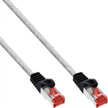 Cavo patch InLine S/FTP PiMF Cat.6 250MHz PVC rame trasparente 7,5 m
