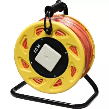 Avvolgicavo LAN InLine, Cat.6A, S/FTP, 80 m