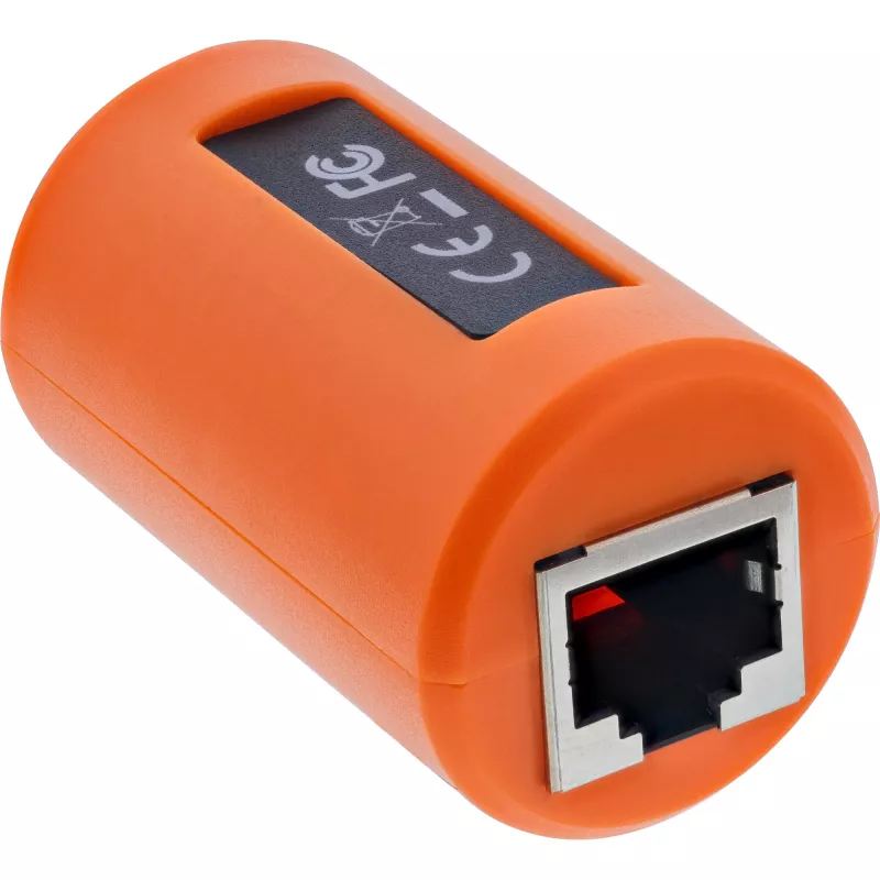 Protezione da sovratensione InLine connettore femmina RJ45 per rete e PoE