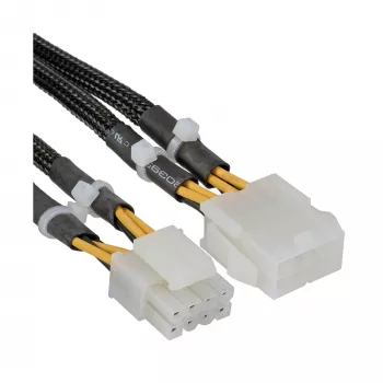 Prolunga di alimentazione interna InLine connettore 2x4 poli / connettore femmina 8 poli scheda madre 0,30 m