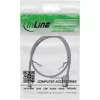 Cavo patch InLine Cat.8.1 U/FTP sottile, TPE senza alogeni, RJ-45–RJ-45, 0,25 m, grigio