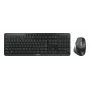 Tastiera e mouse CHERRY Stream desktop ultimate Home/Office USB + RF Wireless + Bluetooth QWERTZ tedesco nero